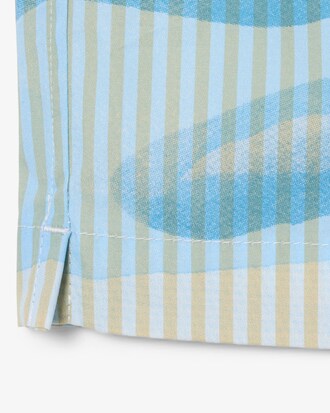 Relaxed Fit-Hemd mit Streifen und Krokodil