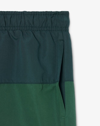 Gestreifte Badehose aus Taft