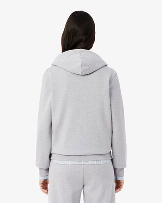 Fleece-Hoodie mit Rei&szlig;verschluss