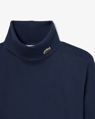T-Shirt aus Baumwolle mit Rollkragen