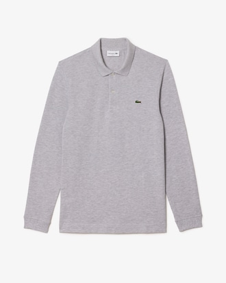 Slim Fit-Polohemd L.12.12 mit langen Ärmeln