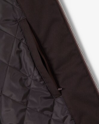 Wasserabweisende Bomberjacke mit Retro-Badge