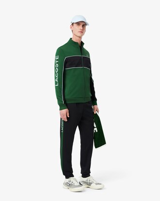 Sport-Sweatshirt mit Branding-Print und Reißverschluss