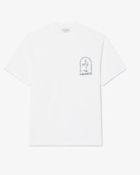 T-Shirt aus schwerer Baumwolle mit Print