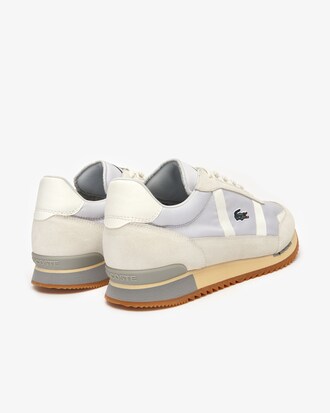Herren-Sneakers PARTNER RETRO aus Textil und Veloursleder