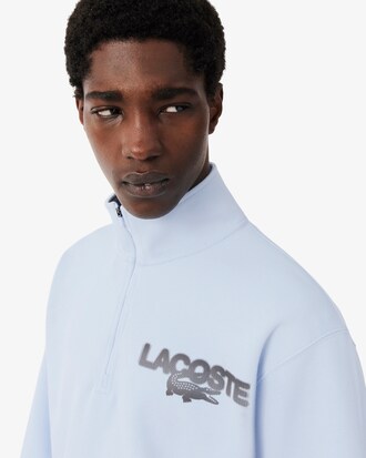 Sweatshirt aus Piqu&eacute; mit Branding