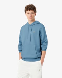 Hoodie mit Rei&szlig;verschluss und Logostreifen