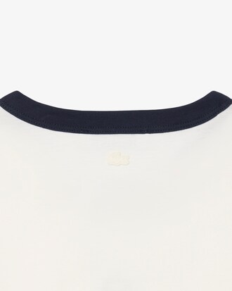 T-Shirt aus Jersey mit gesticktem Badge