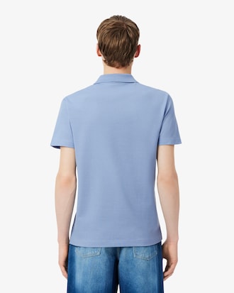 Regular Fit-Polohemd aus Piqu&eacute; mit Colorblock-Design