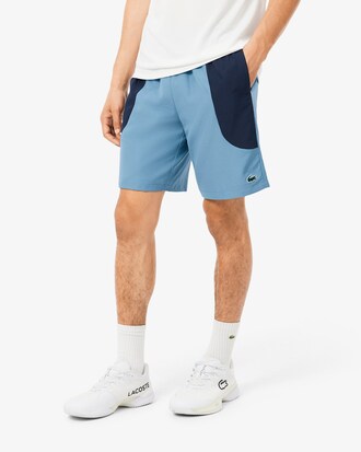 Wasserabweisende Sportshorts mit Colorblock-Design