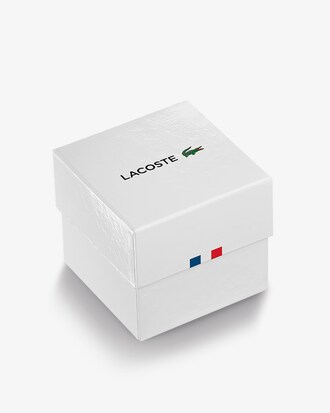 LACOSTE 12.12 Chronograph aus blauem Silikon
