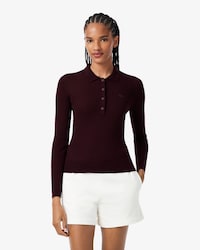 Pullover aus Merinowolle mit Polokragen