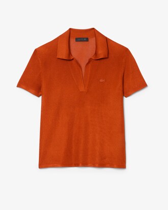 Slim Fit-Polohemd Runway aus Satin-Piqu&eacute;