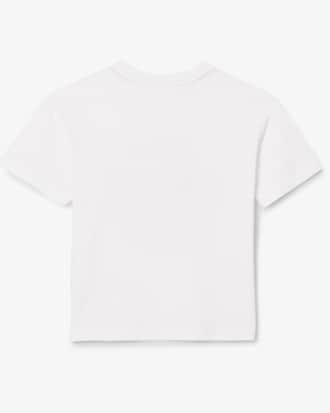 T-Shirt aus Baumwolle mit Kontrast-Badge