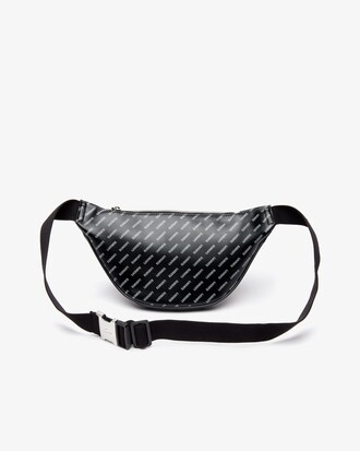 Herren-Bauchtasche LACOSTE L!VE aus bedrucktem Canvas