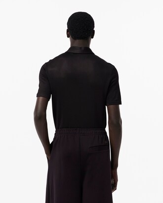 Regular Fit-Polohemd Runway aus Satin-Piqué