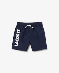 Jungen Canvas-Schwimmshorts mit LACOSTE-Schriftzug