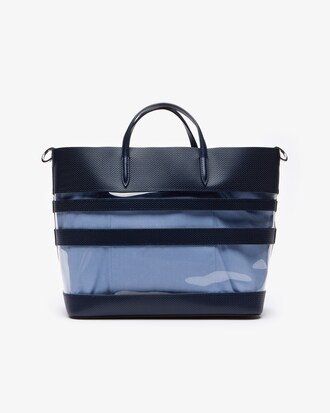 Damen CHANTACO Tote Bag aus Piqu&eacute;-Leder mit Rei&szlig;verschluss