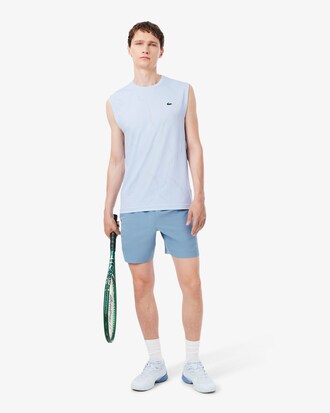 Tennis-Tanktop aus Jacquard mit Kroko-Print und Ultra-Dry-Technologie