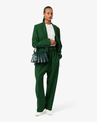 Kleine Tasche Runway Lenglen aus Leder mit Krokodileffekt
