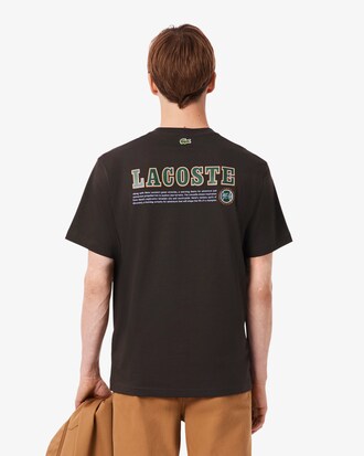 T-Shirt aus Jersey mit mehreren Prints