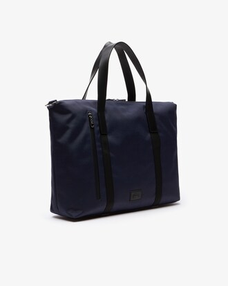 Herren MALO Laptop-Tasche mit Lederdetails