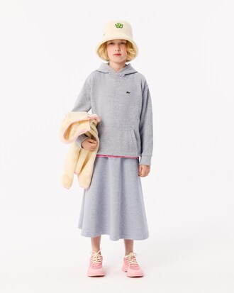 Fleece-Hoodie mit Kängurutasche