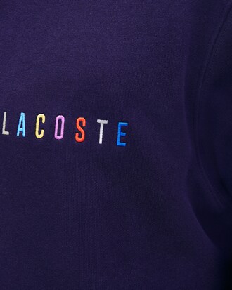 Kultiges Herren-Sweatshirt aus Fleece mit Stickerei