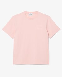 T-Shirt aus Baumwolljersey mit tiefgepr&auml;gtem Branding