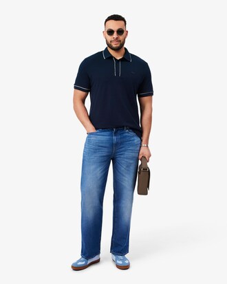 Regular Fit-Polohemd Paris aus Stretch-Piqu&eacute;