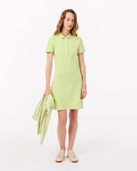 Slim Fit-Polokleid aus dehnbarem Mini Piqu&eacute;