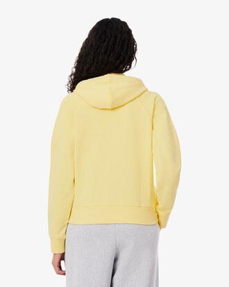 Hoodie aus Fleece mit Reißverschluss