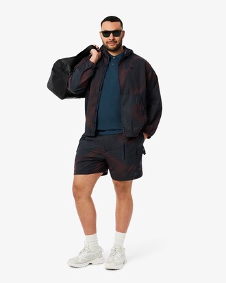 Jacke aus Ripstop-Nylon mit Ombré-Druck