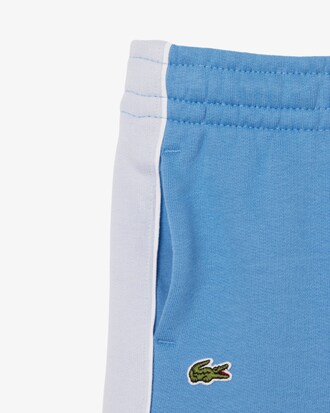 Fleece-Shorts mit Colorblock-Design