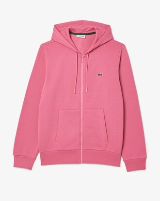 Hoodie aus Fleece mit Reißverschluss