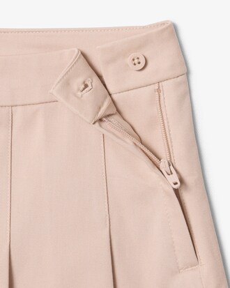Faltenrock aus Baumwoll-Twill