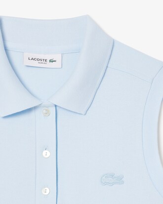 Ärmelloses, dehnbares Slim Fit-Polohemd L.12.D