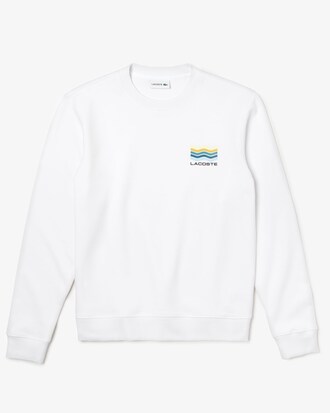 Herren Rundhals-Sweatshirt mit Wellen-Logo