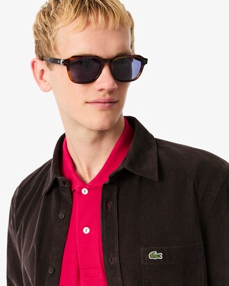 Regular Fit-Hemd aus Velours