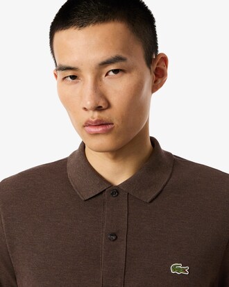 Slim Fit-Polohemd L.12.12 aus Piqu&eacute;