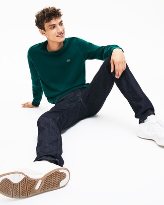 Men's Crew Neck Cotton Jersey Sweater