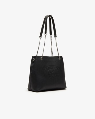 Women's Croco Crew Grained Leather Bucket Bag
