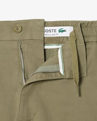 Regular Fit Stretch Cotton Shorts