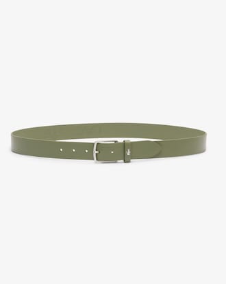 Grained Leather Belt