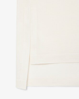 Runway Oversized Silk Piqu&eacute; Polo Shirt