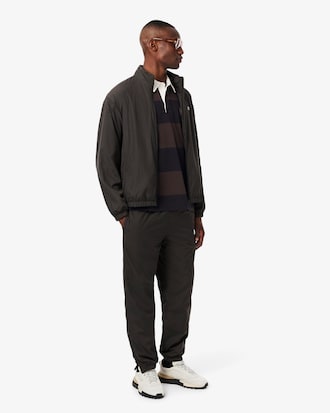 Relaxed Fit Striped Rugby Polo Shirt