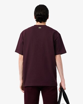 Heavy Cotton Jersey Embroidery Accent T-shirt