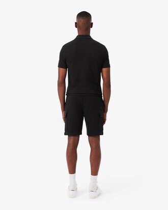 Cotton Fleece Cargo Shorts