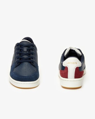 Women's Masters Cup Tricolour Leather and Suede Trainers