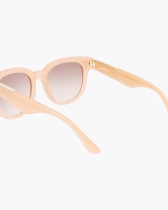 Croco Skin Oval Acetate Glasses